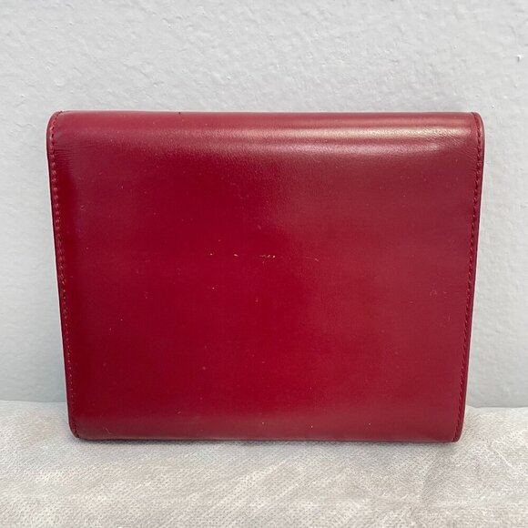 Prada Bordeaus Leather Wallet w/ Coin Pouch - Preowned - Picture 2 of 14
